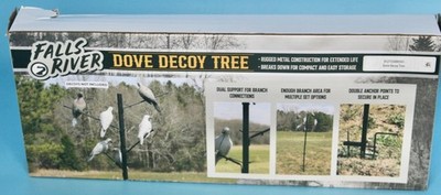 Falls River Metal Dove Decoy Tree For Decoys- 4 Branch Set Compact Storage NEW