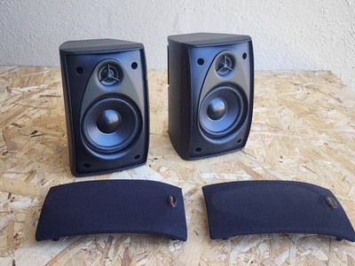 POLK AUDIO HOME STEREO shelf Satellite Speakers PAIR, use With BOSE JBL OHM KEF