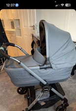 Silver Cross Dune Glacier Travel System Stoller+Compact Folding Carrycot