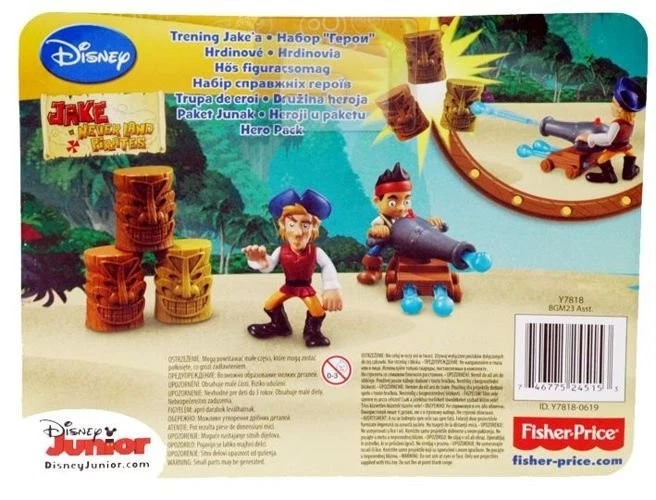Disney Jake and Never Land Pirates Training Jake Action Figure Set Fisher-Price - Image 2 of 4