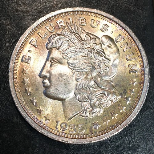 1oz Silver Bullion Morgan Dollar & Scales Trade Unit We COMBINE SHIPPING #R886