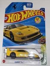 2026 Hot Wheels A Case Yellow Ferrari F40 Competizione Exotics #198