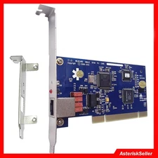 TE110P ISDN PRI Asterisk Card PCI E1 T1 card,Issabel FreePBX Dahdi VoIP Free PBX