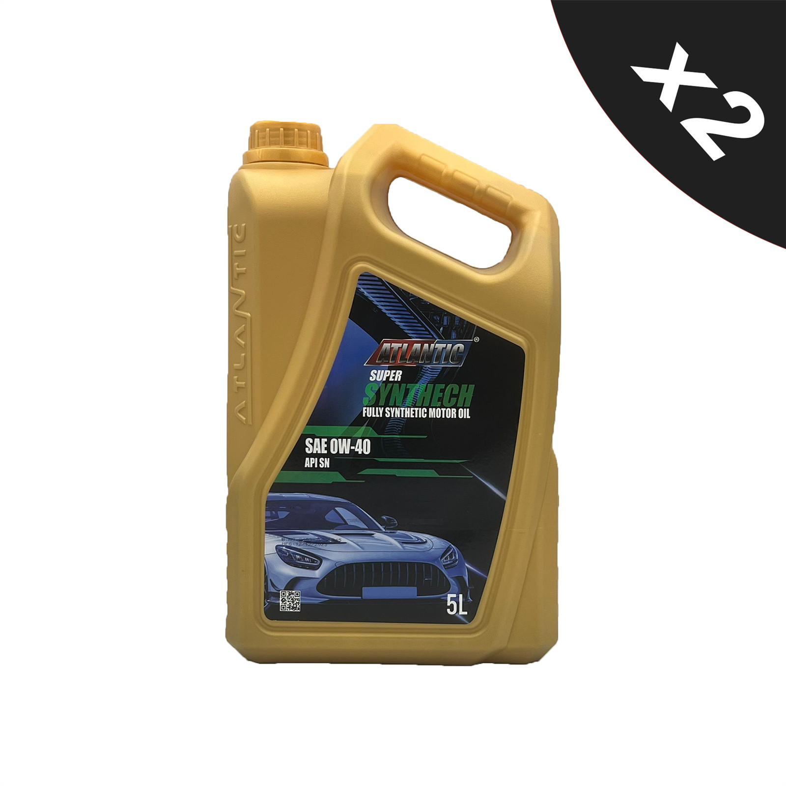 Atlantic 0w40 Fully Synthetic Engine Oil ACEA A3/B3 API SN BMW LL01 2x5L