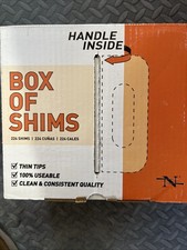 Nelson 8" Pine Wood Shims 224 Per Box With Carry Handle Thin Feathered Tips