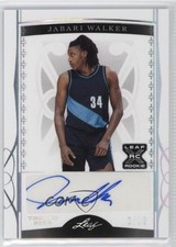 2022-23 Leaf Trinity Holo Silver 2/15 Jabari Walker #BA-JW1 Auto 11oq