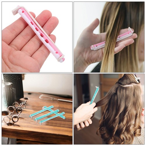 24 Pcs Two-color Perm Bar Curling Rods Compact Curlers for Travel - Picture 11 of 12