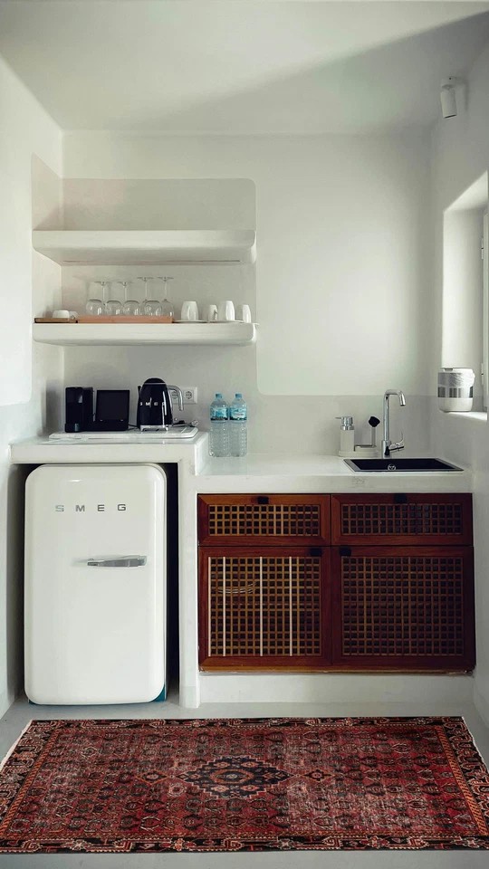 Alfombra tradicional vintage anudada a mano alfombra de lana oriental de 3'11" x 6'6" Foto 2 de 4