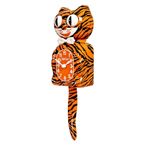 BENGAL TIGER KIT CAT CLOCK 15.5" Official Kit-Cat Klock MADE IN USA Free Battery - Picture 3 of 5