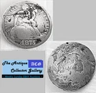 1875 S Silver US San Francisco Mint Seated Liberty Dime🪙Type 4🪙MM Variety