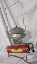 Vintage Camping Bernz-O-Matic Latarnia gazowa propanowa ze szklaną kulą