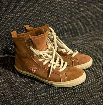 Converse, One Star Hi, Chucks, Unisex Gr. 37 (UK 4), aus Leder, neu und ungetrag