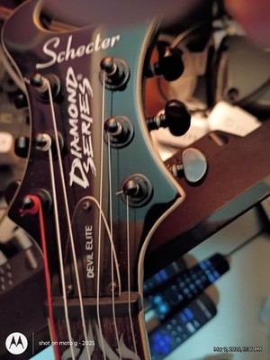 Schecter Devil Elite Diamond Series Electric Guitar 6 String Black