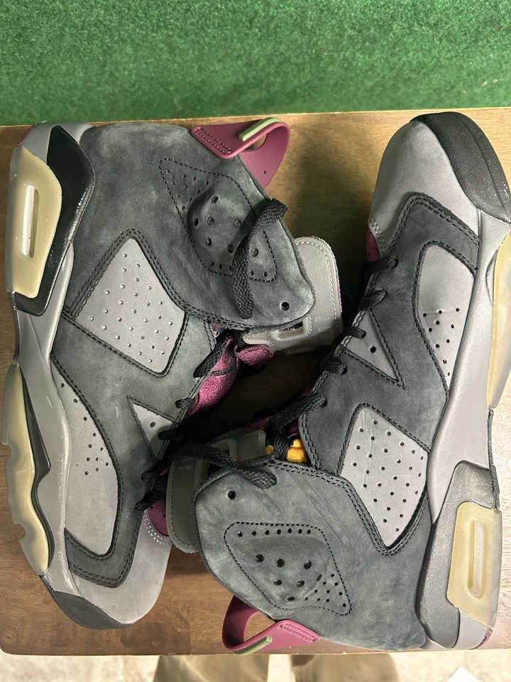 Nike Air Jordan 6 Burdeos para hombre talla 9 CT8529-063 Foto 2 de 4