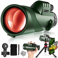 40X60 Monocular Telescope, High Power Monocular for Adults with Adapter Trip...