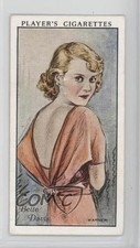 1934 Player's Film Stars Series 1 Tobacco Bette Davis #14 m5x