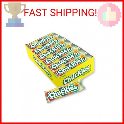 Wonka Chuckles Original, Jelly Sugar-Coated Candies, Fruit Flavored Candy, 2 Oun