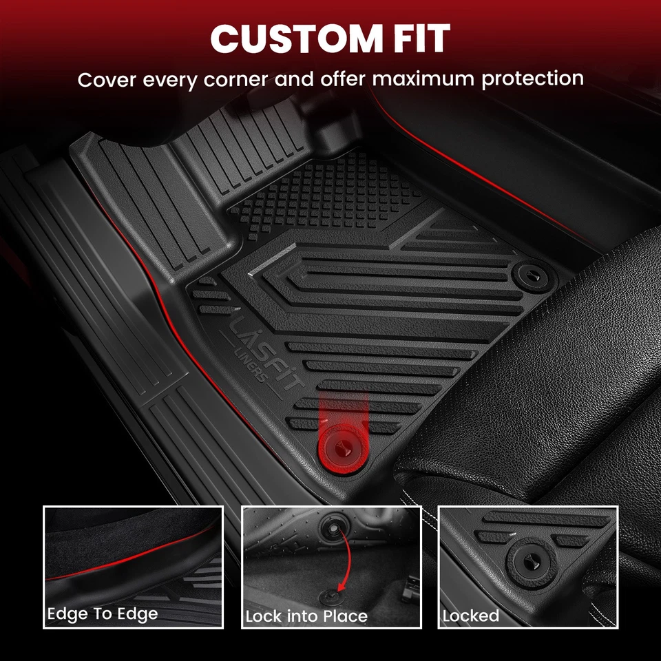 Floor Mats & Cargo Mat for Chevrolet Equinox / GMC Terrain 2025 2026 All Weather Foto 3 de 4