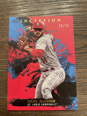 2021 Topps Inception #94 Paul DeJong Red #/75