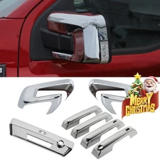 Door Rearview Mirror Tailgate Handle Cover Trim For 2021+ Ford F150 Accessories