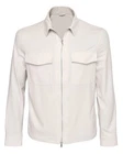 NWT MARCO PESCAROLO "URUS" JACKET stretch cashmere pearl grey luxury Italy 48