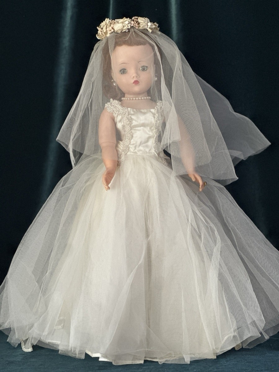Vintage 1950's Madame Alexander 20” Cissy Hard Plastic Doll Tagged