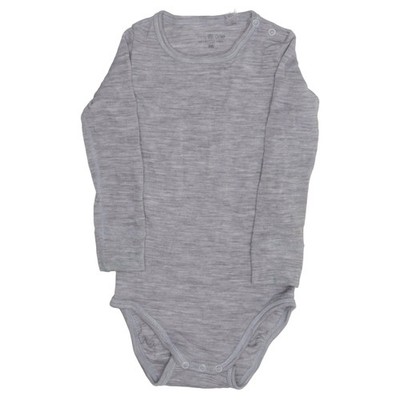 Tiny One, Body, Größe: 86, Grau, Merinowolle, Einfarbig, Unisex (Kinder) #F0c