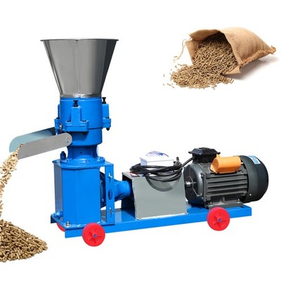 Feed Pellet Machine 220V Animal Feed Mill Machine, 4KW Copper Motor 400lb/h