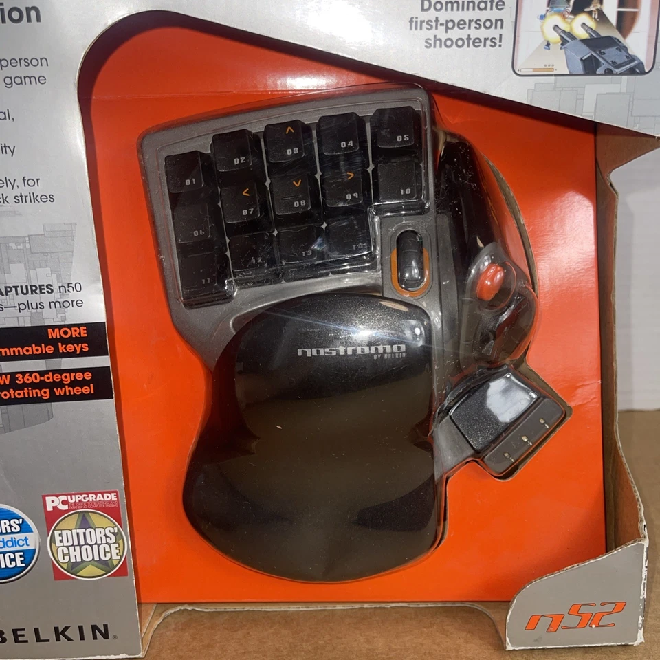 Teclado híbrido Belkin Nostromo SpeedPad N52 gamepad ratón para juegos Foto 4 de 4