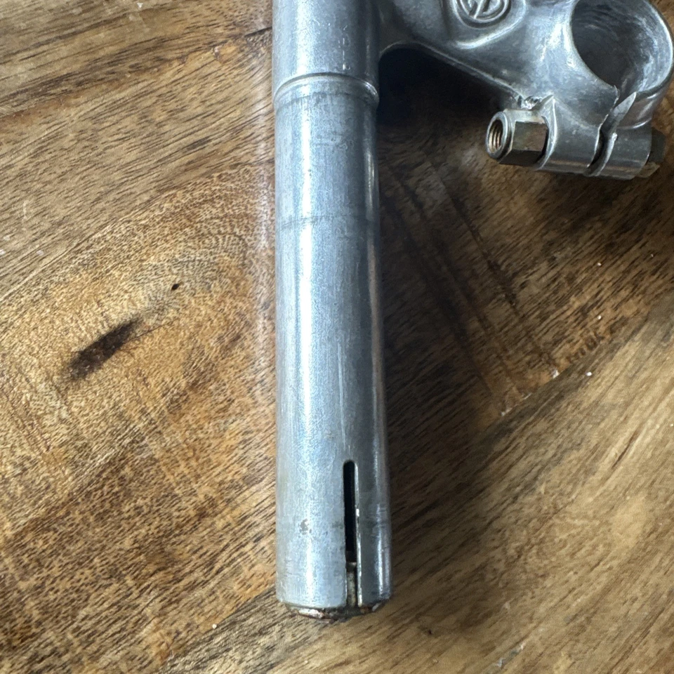 Vintage Bike Biking GB Road Quill Alloy Stem 1" Silver Color Cycling Bicycling - Image 3 of 4