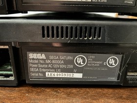 LOT of 2 Sega Saturn Model 1 Console Only MK-80000A UNTESTED