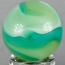 Vintage UV-Reactive Akro Limeade Corkscrew .67 Inches Near-Mint Condition 