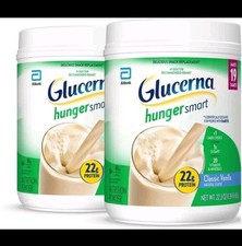 2 Pack Glucerna Hunger Smart Powder 22g Protein 22.3Oz - 19 Shakes *EXP 04/2027* 17.22 per gallon