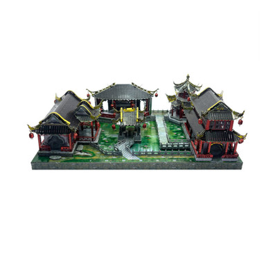 Suzhou Garten Metall Modellbausatz - 3D Laser-Cut Puzzle für Architektur Liebhaber & Co
