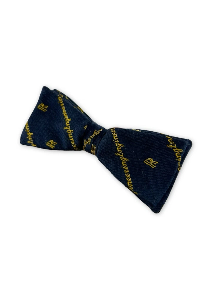 Pajarita vintage Rolls Royce Engineering azul hecha en Inglaterra Foto 3 de 4