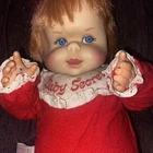 Vintage 1965 Mattel Baby Secrets Doll Whispers Talks Pull String Works Great