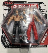 2010 NWA TNA Impact Jakks Scott Steiner Kevin Nash Deluxe Wrestling Figures WWE