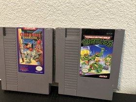 Nintendo NES: Rescue Rangers Chip 'n Dale Cartridge & TMNT - 2 Cart Lot