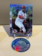 2019 Bowman Chrome Prospects Genesis Cabrera #BCP-142 Mega Box Mojo Refractor