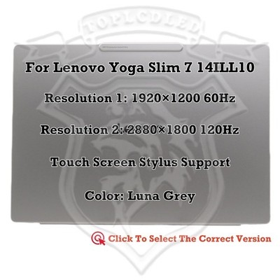 14'' Lenovo Yoga Slim 7 14ILL10 83JX000QMX OLED Montage Anzeige Berühren Sie