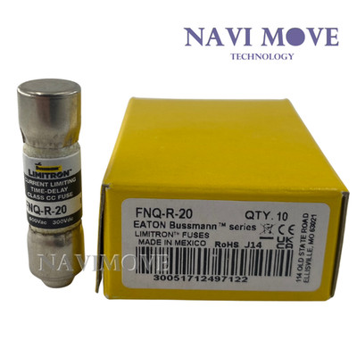 10PCS New Genuine BUSSMANN FNQ-R-20 20A 600V Time Delay Fuse Shipped From US