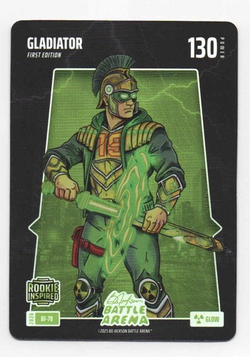 🔥2026 Bo Jackson Battle Arena Roman Anthony Gladiator Battle Foil Glow BF-78 RC