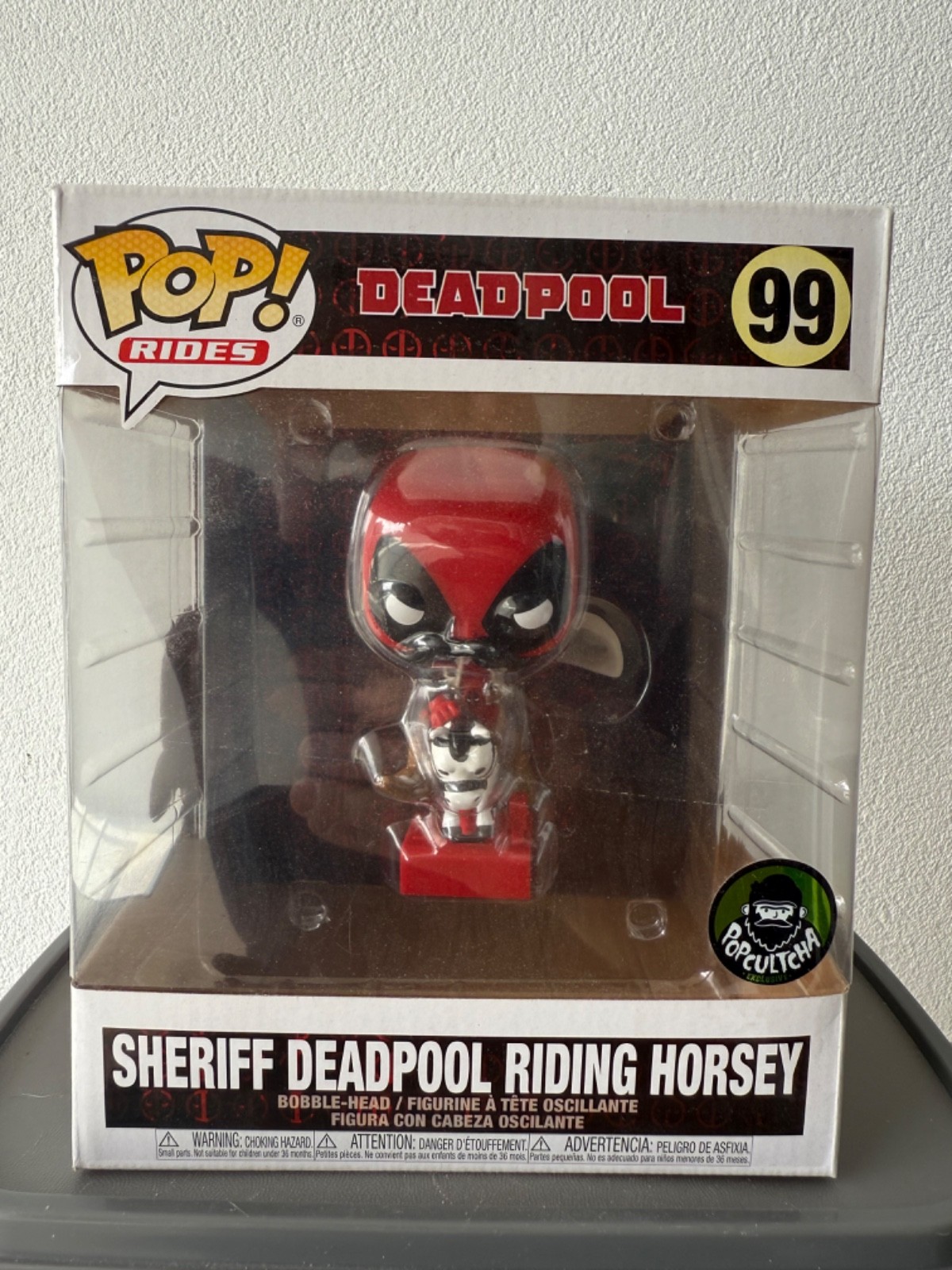 En Oferta Funko Pop! Sheriff Deadpool Riding Horsey #99 Deadpool Marvel Vinyl Figure