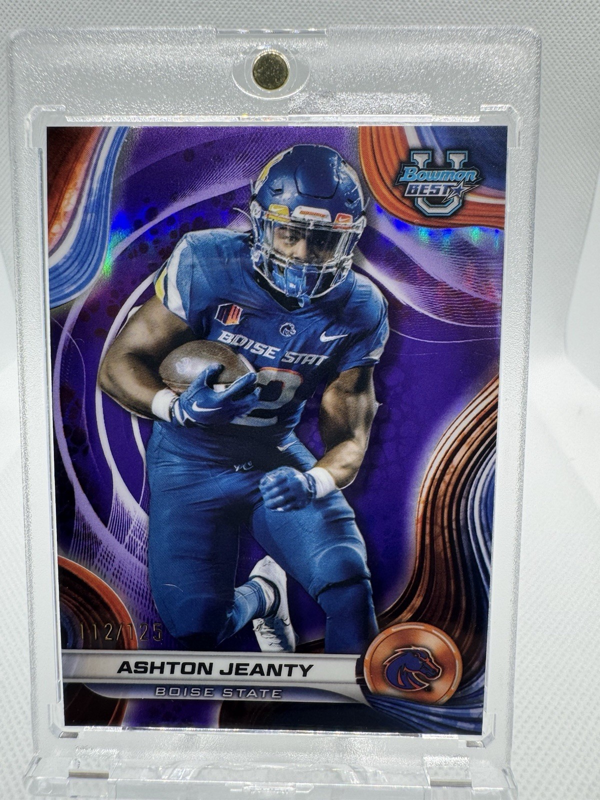 2024 Bowman Best University - Ashton Jeanty Purple Refractor /125 (RC) 6th PICK!