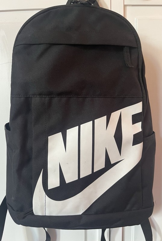 NEW-NIKE 18” Large Black Backpack, School bag, Business, Gym, Hiking, Travel