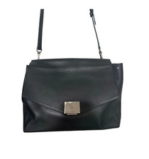 Tumi Mariella Collection Thalia Satchel In Black Calf Leather