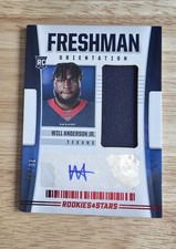 2023 Panini Rookies & Stars - Will Anderson Jr. Freshman Orientation /99 Auto