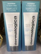 Dermalogica Intensive Moisture Balance 1.7 oz Set of 2 New In Box Sealed.