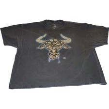 WWE The Rock Layin The Smack Down Brahma Bull CropTop Graphite T-Shirt Unisex XL