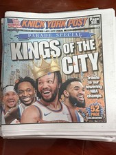 2026 Knick York Post Final Edition June 18 Parade Newspaper Knicks (IN HAND)